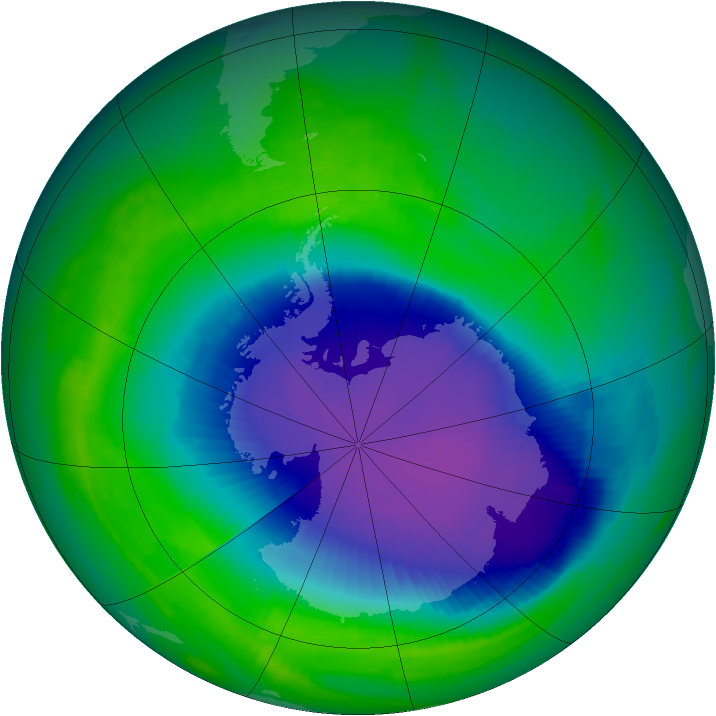 Ozone Map 1998-10-28